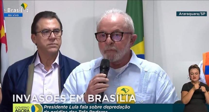  Intento de golpe en Brasil: Lula decretó la intervención federal a Brasilia 