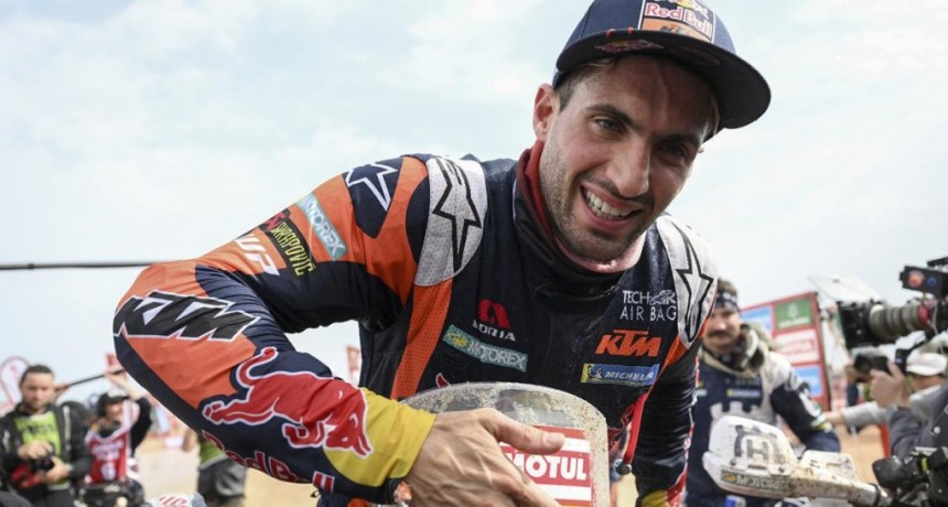  Kevin Benavides se consagró campeón del Dakar en motos por segunda vez 