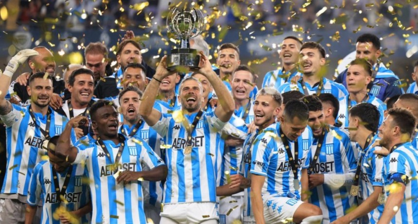  Con un penal sobre la hora Racing ganó la Supercopa Internacional 