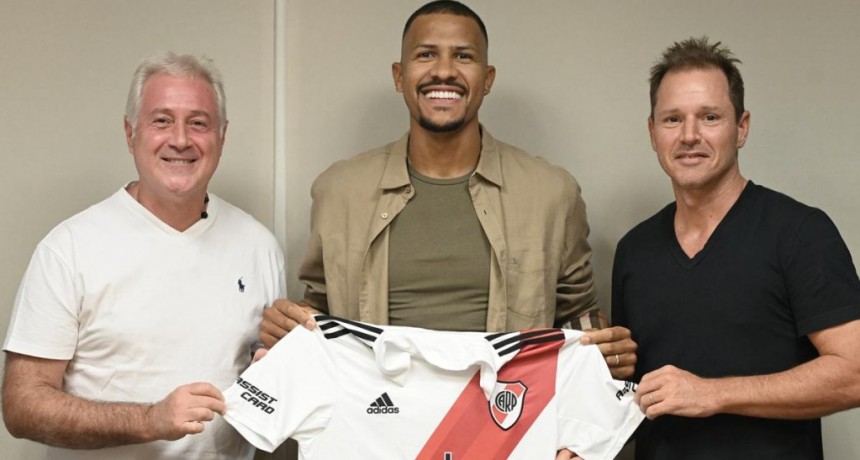  Salomón Rondón fue presentado al plantel como el cuarto refuerzo de River 