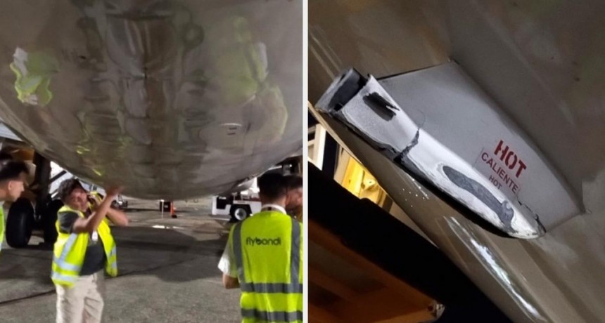  Un avión de Flybondi impactó su cola contra el asfalto durante un aterrizaje 