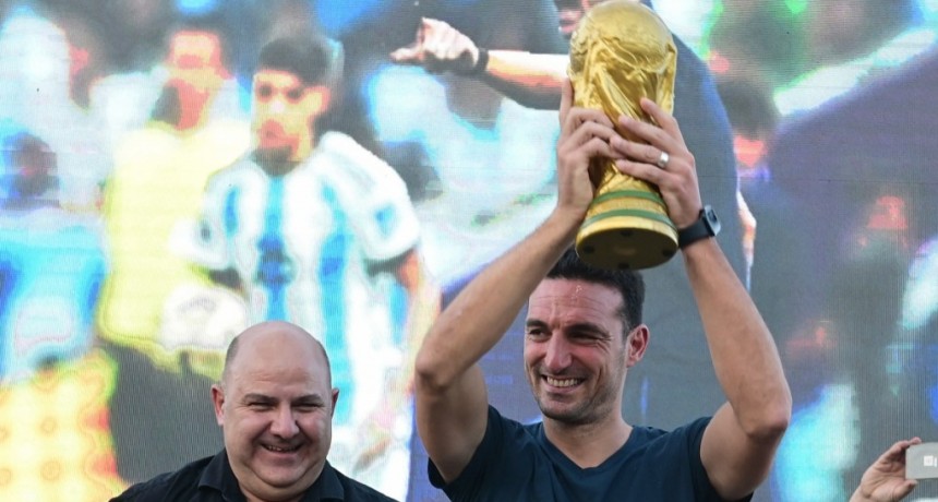  Scaloni tiene una calle con su nombre en Pujato, su pueblo natal 