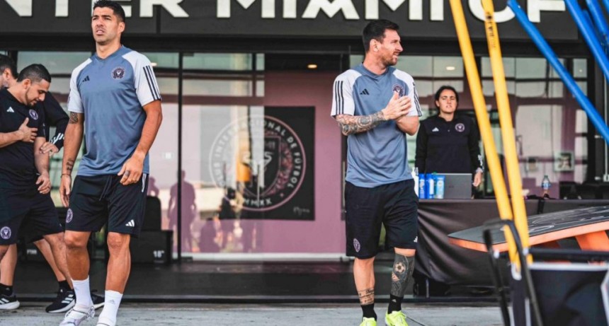  Messi y Suárez se reencontraron en el arranque de la pretemporada de Inter Miami 
