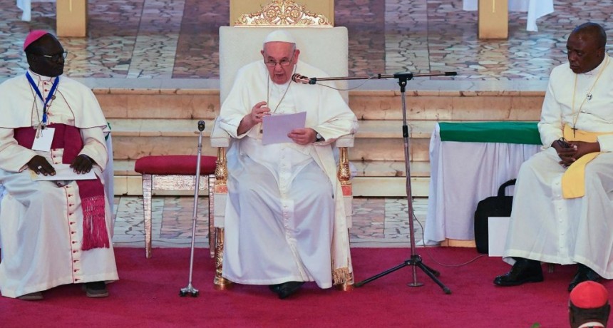 Francisco exhortó al clero de Sudan del Sur a 