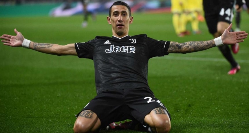  Golazo al ángulo y triplete: el show de Di María que le dio la clasificación a la Juventus 