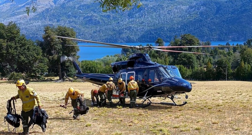  El incendio sigue activo en el Parque Nacional Los Alerces 