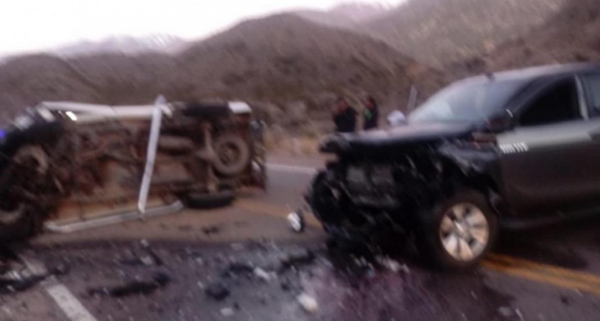  Dos muertos en un choque frontal en el paso internacional Cristo Redentor 