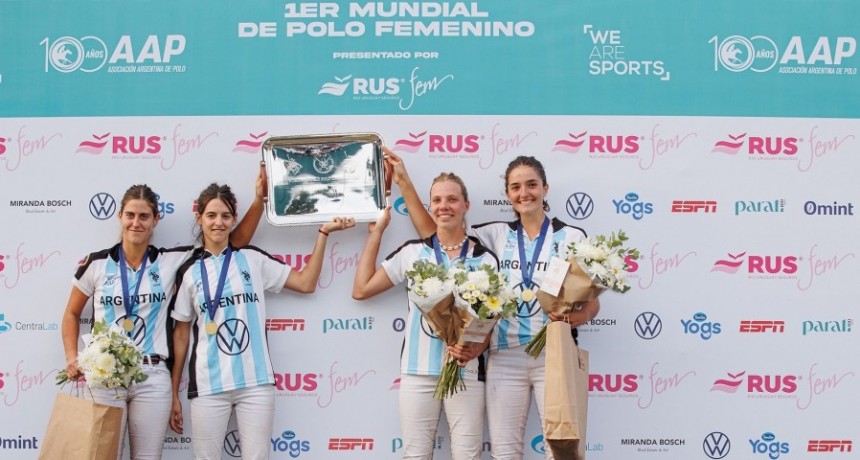  Argentina se consagr&oacute; campeona del primer Mundial de Polo Femenino 