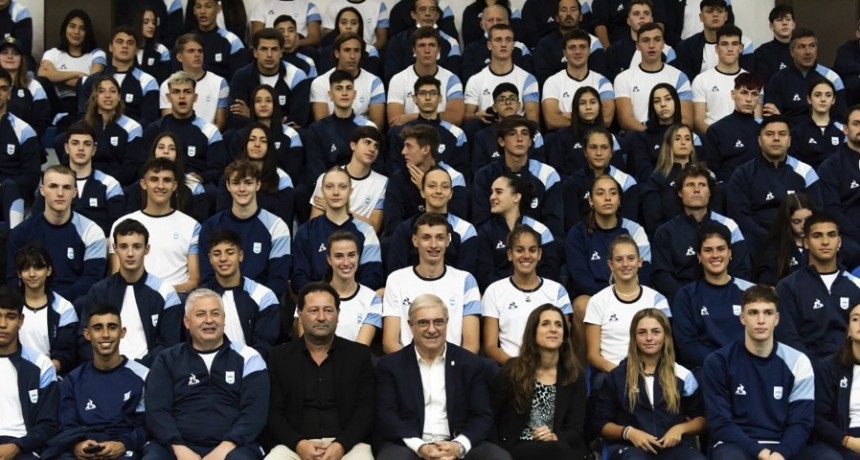  Despidieron en el Cenard a la delegaci&oacute;n argentina de los Juegos Sudamericanos de la Juventud 