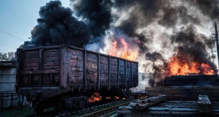  Rusia atac&oacute; infraestructura ferroviaria en Ucrania 