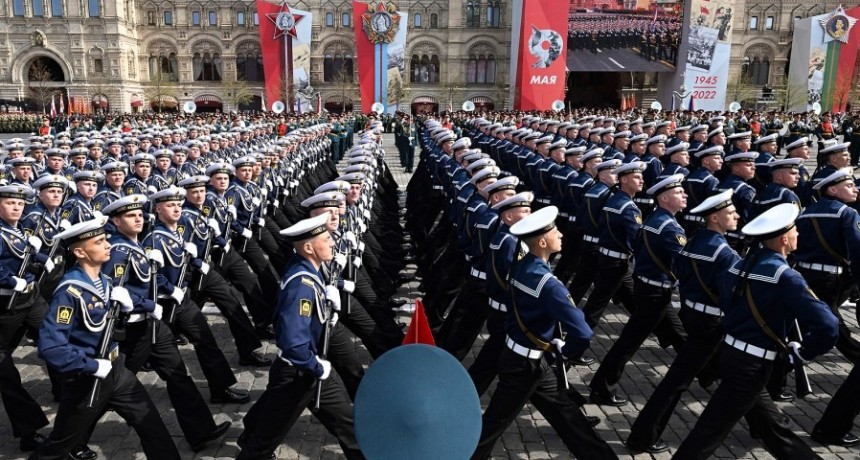  Rusia ensay&oacute; el desfile por el D&iacute;a de la Victoria, marcado este a&ntilde;o por la guerra en Ucrania 