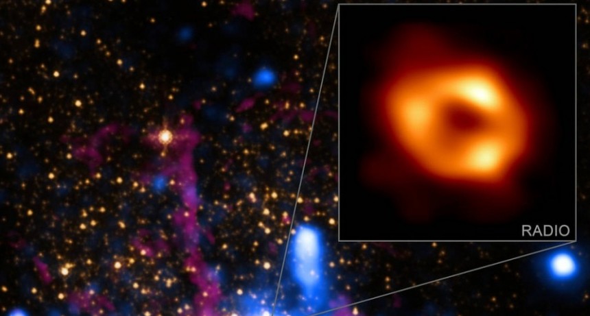  Pudieron fotografiarlo: as&iacute; es el agujero negro que est&aacute; en el centro de nuestra galaxia 