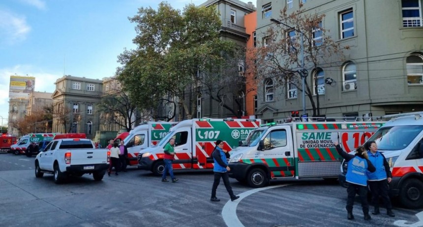  Alerta en la ex Casa Cuna por humo en el edificio 