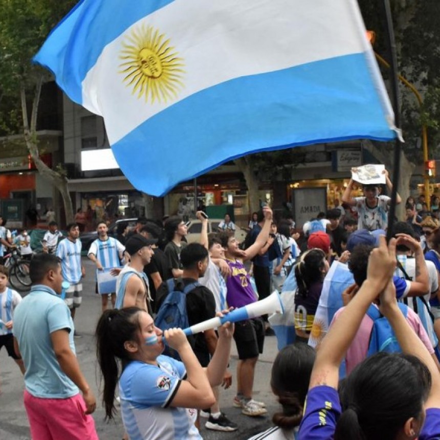  El público argentino en San Juan disfruta de la presencia de los pibes del Sub-20 