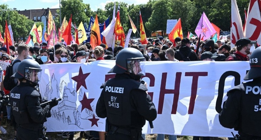  Blindaje policial, protestas y temor por cortes en las rutas, postales del G7 en Alemania 