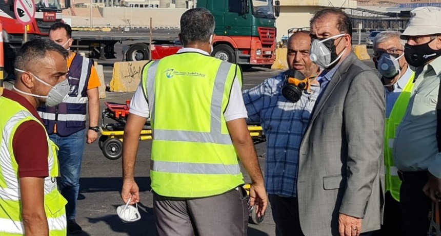  Doce muertos y m&aacute;s de 200 heridos por una fuga de gas t&oacute;xico en un puerto jordano 