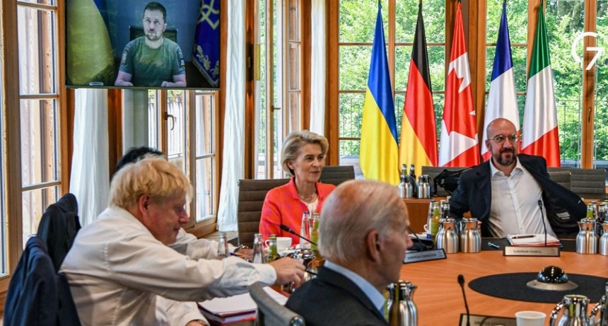  El G7 prometi&oacute; apoyo humanitario, diplom&aacute;tico y militar a Ucrania 