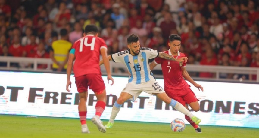  Argentina cerró la gira por Asia con una buena victoria ante Indonesia 
