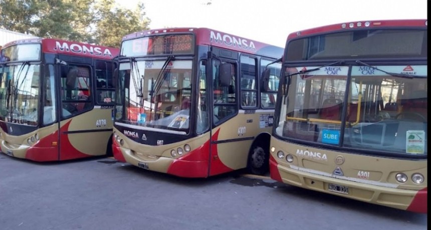  La l&iacute;nea 60 de colectivos anunci&oacute; un paro desde el lunes, por tiempo indeterminado 