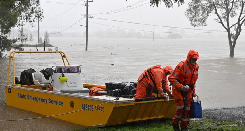  Sidney: las lluvias provocaron crecidas de r&iacute;os y evacuaron a miles de personas 