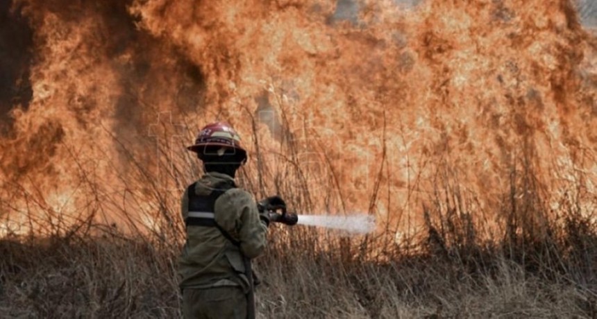  Logran contener en un 80% el incendio forestal en la zona del Valle de Calamuchita 