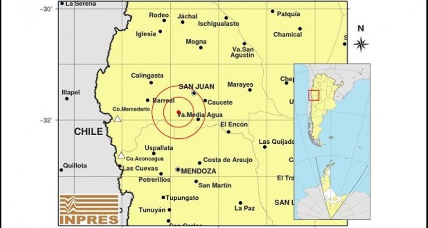  Un sismo de 4,8 de magnitud se registr&oacute; en San Juan 