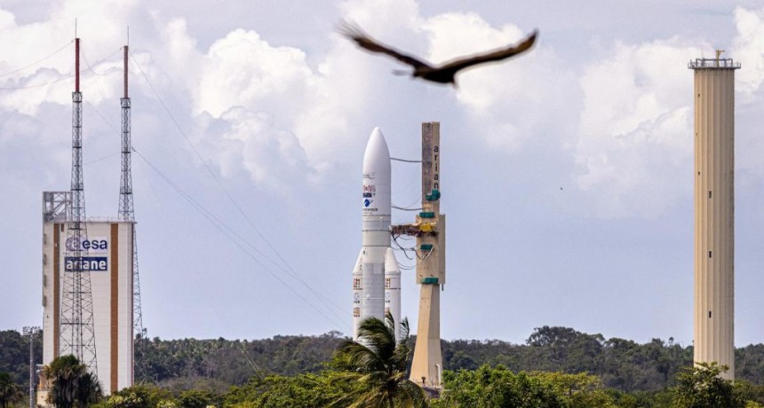  Dos satélites se separaron con éxito de un cohete europeo 