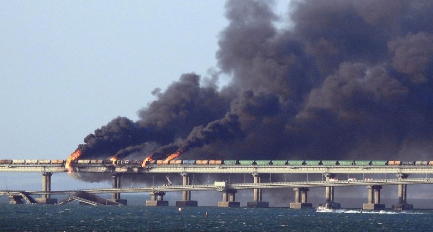  Para Rusia, la nueva destrucción del puente de Crimea fue un ataque del 