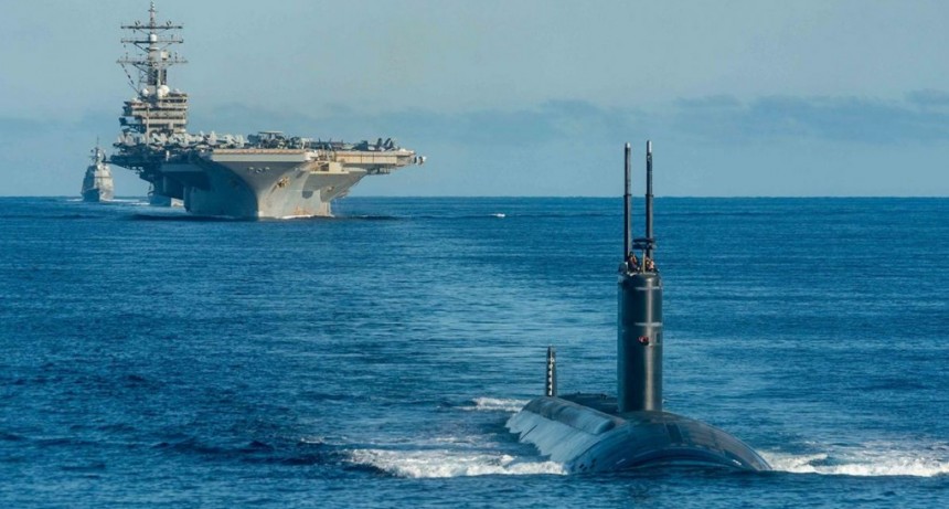  Advertencia de Corea del Norte por la presencia de un submarino nuclear de EEUU 
