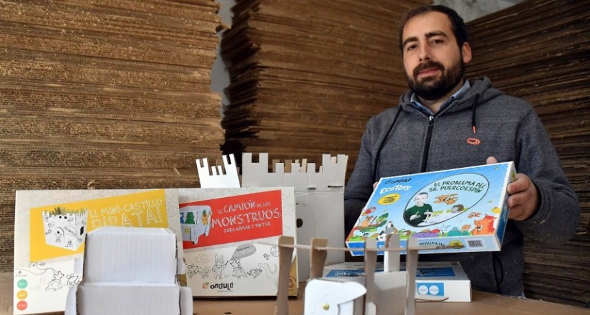  Crean juegos didácticos en Córdoba con material reciclado apuntando a la creatividad 