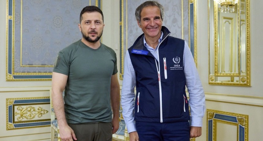  Zelenski recibió a los inspectores de la ONU que visitarán la central nuclear 