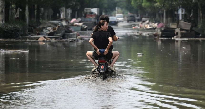  Las lluvias torrenciales en China dejaron al menos 62 muertos 