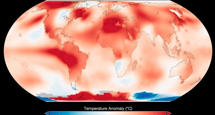  La NASA informó que este mes de julio fue el más caluroso del que se tenga registro 