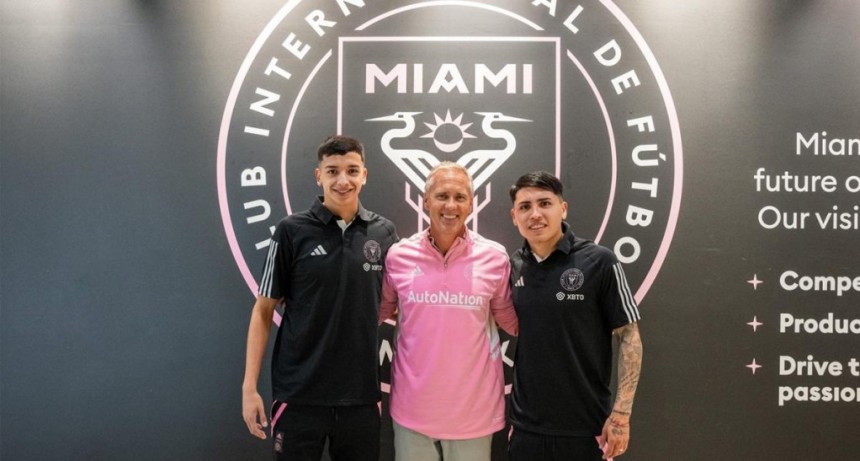  Farías y Avilés expresaron su alegría por jugar con Messi en Inter 