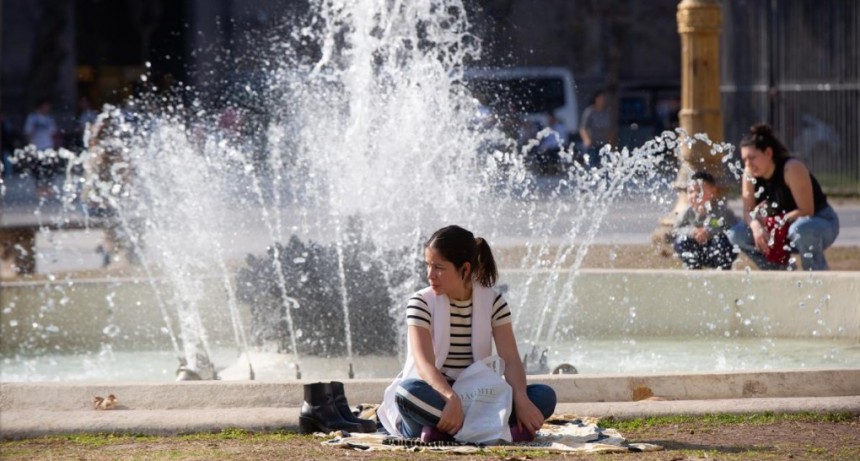  Varias provincias del país registraron temperaturas por encima de los 30 grados 