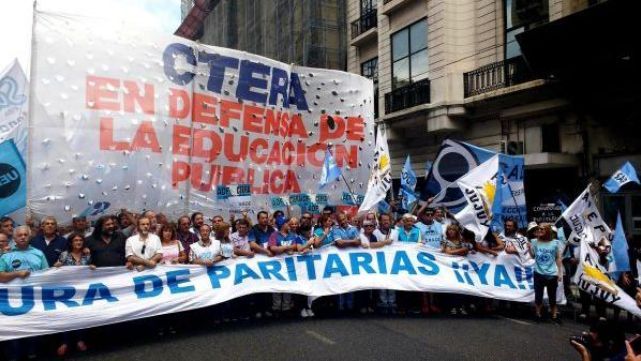 CTERA convocó a un paro nacional docente