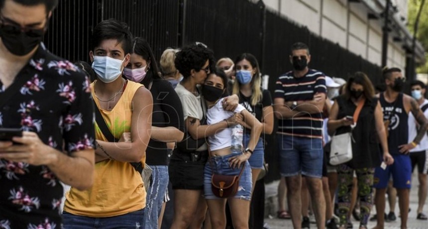  Reportaron 4.482 contagios de coronavirus en el país, un 27% menos que la semana pasada 