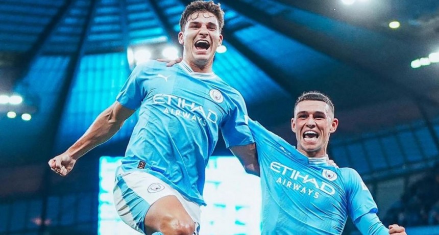  Julián Álvarez viaja para sumarse a la Selección con un gol bajo el brazo 