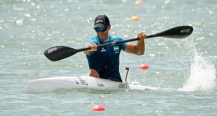  El palista Agustín Vernice se clasificó para los Juegos Olímpicos 2024 