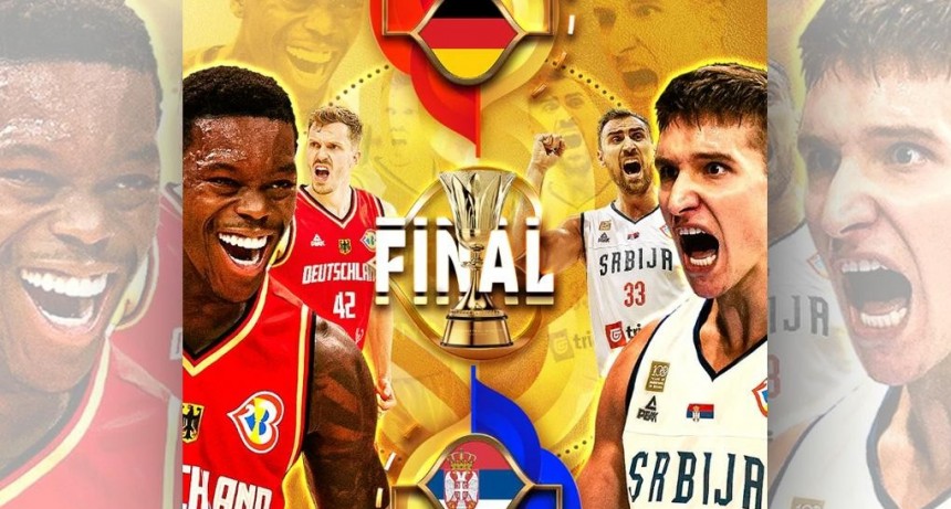  Final inédita: Serbia y Alemania definirán un nuevo campeón mundial de básquetbol 