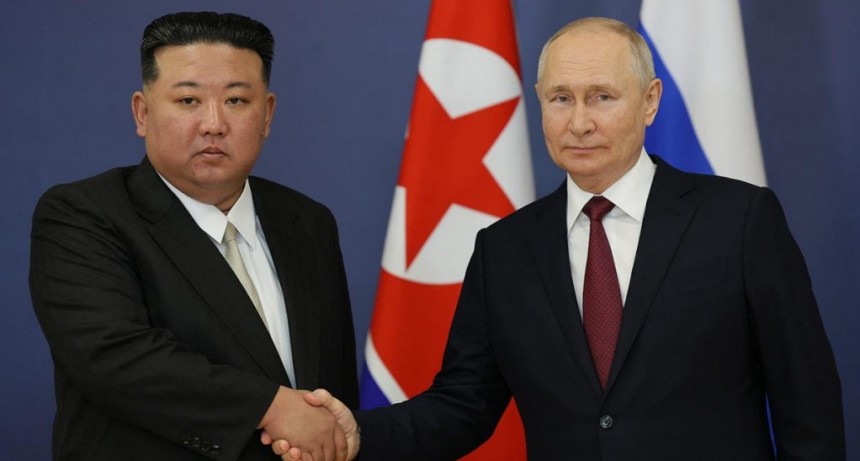 El líder norcoreano Kim agradeció a Putin tras su visita a Rusia 
