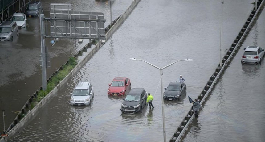  Nueva York, en emergencia por las inundaciones provocadas por las lluvias 