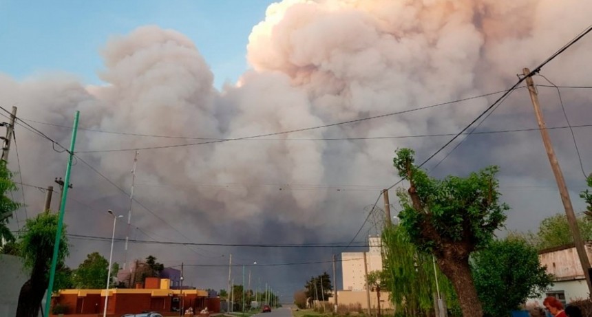  Incendios en el delta del Paraná: el humo afecta al norte y volvería a Rosario 