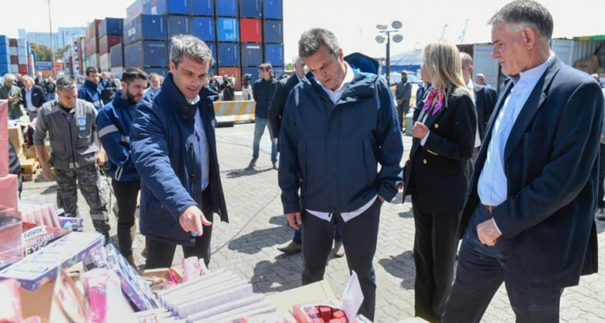  Evitan el ingreso al puerto de Buenos Aires de 274 toneladas de contrabando 
