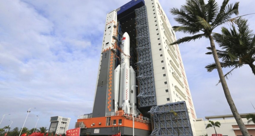  China lanzó el último módulo para poder poner operativa su estación espacial 