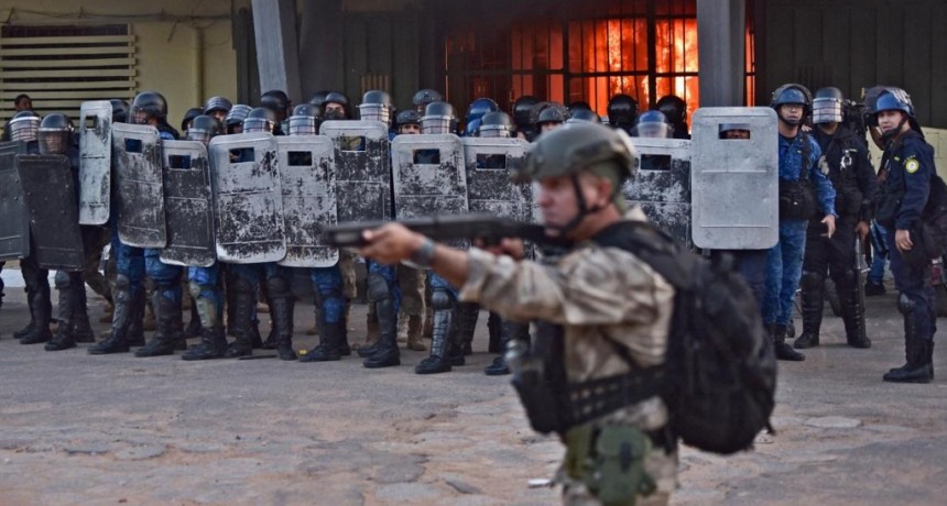  Motín en el penal más peligroso de Paraguay; hay rehenes 