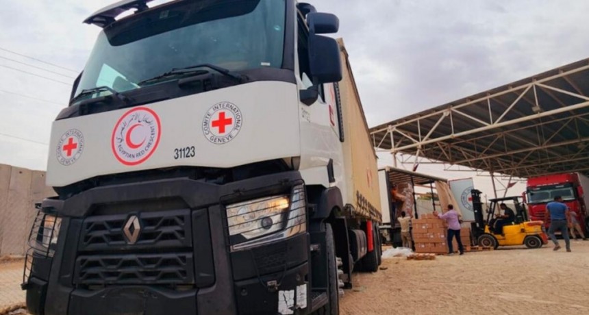 Entró en Gaza el primer equipo médico de la Cruz Roja desde el recrudecimiento del conflicto 