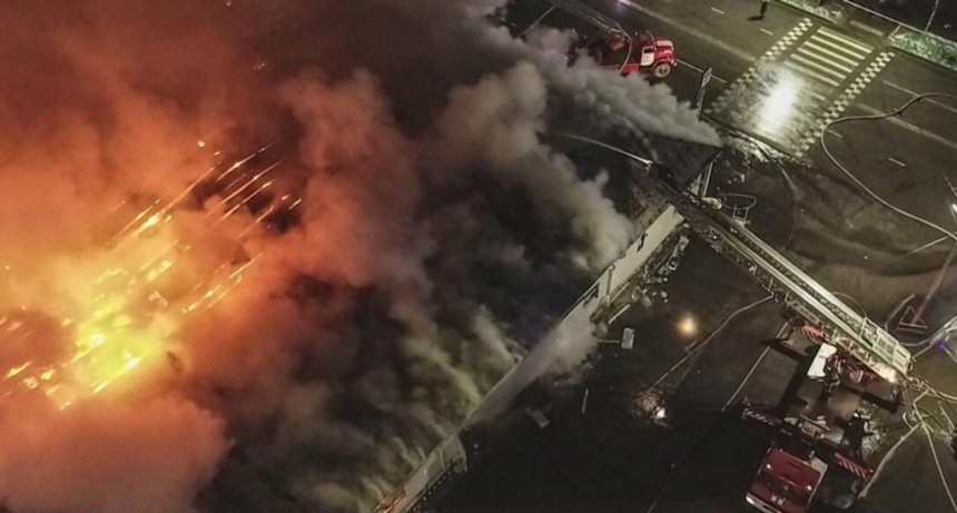 Incendio en un bar en Rusia: al menos 15 muertos 