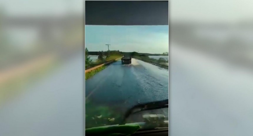  Cortaron la ruta 94 en Corrientes por la creciente del r&iacute;o Uruguay 