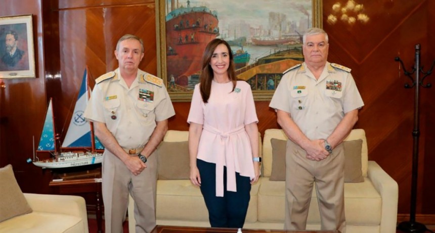  Villarruel visit&oacute; a la plana mayor de Polic&iacute;a Federal, Gendarmer&iacute;a y Prefectura 